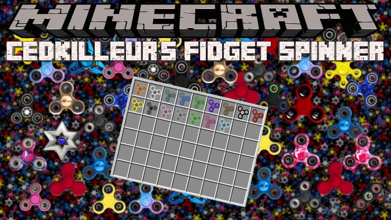 CEDKILLEUR'S FIDGET SPINNER MOD - MINECRAFT 1.12.2 (MOD SHOWCASE)
