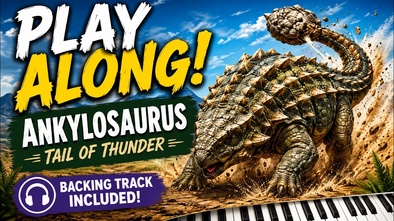 The Dinosaur Files: Ankylosaurus | Piano Play Along