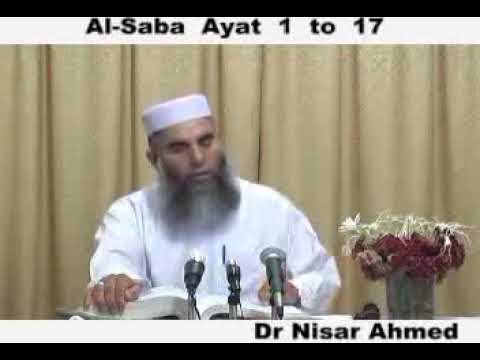 080 Dr Nisar Ahmad Pashto Tafseer and Tashreeh Al Quran Sura Al Ahzaab Ayaat 049 till end Al Saba 001 017 clip6