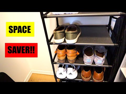 10 Tiers Shoe Rack 20-25 Pairs Sturdy Shoe Shelf 10 Tiers Shoe Rack 20-25 Pairs Sturdy Shoe Shelf