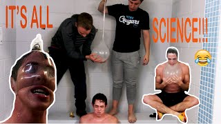 WATER CONDOM TO THE HEAD!!!