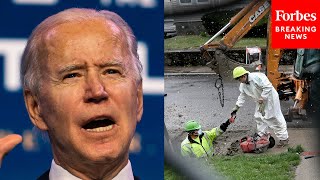Biden Highlights Removal Of Lead Pipes As Part Of Bipartisan Infrastructure Deal