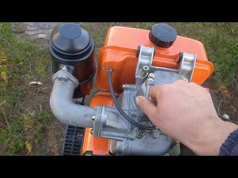 дизельный двигатель для мотоблока штенли 1900про - YouTube