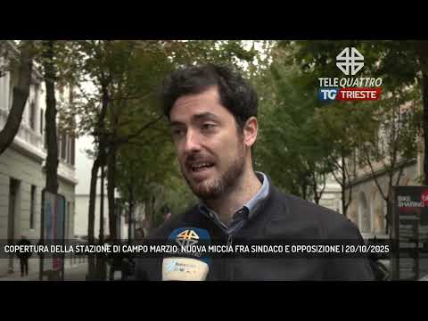 COPERTURA DELLA STAZIONE DI CAMPO MARZIO: NUOVA MICCIA FRA SINDACO E OPPOSIZIONE | 20/10/2025