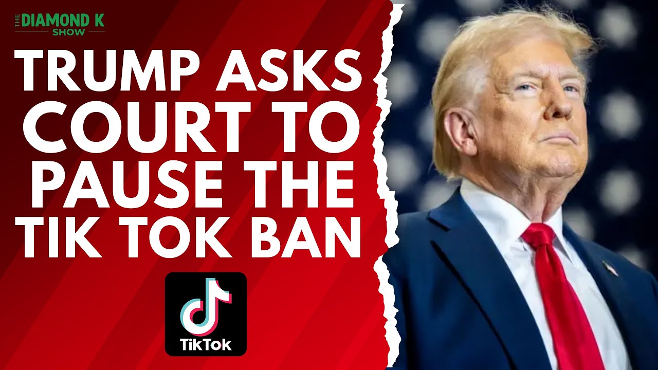 Trump asks Supreme Court to pause TikTok ban - YouTube