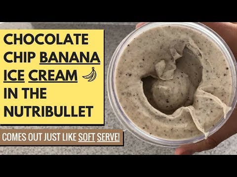 banana-ice-cream-w/-chocolate-chunks-|-healthy-vegan-dessert-in-the-nutribullet