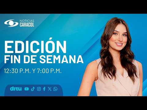 Noticias Caracol | Emisión mediodía fin de semana (10 de octubre de 2026)