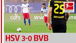 Hamburger sv vs. borussia dortmund - calhanoglu's legendary freekick cracker
