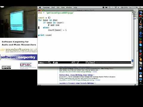 Dictionaries in Python - common operations (Software Carpentry)