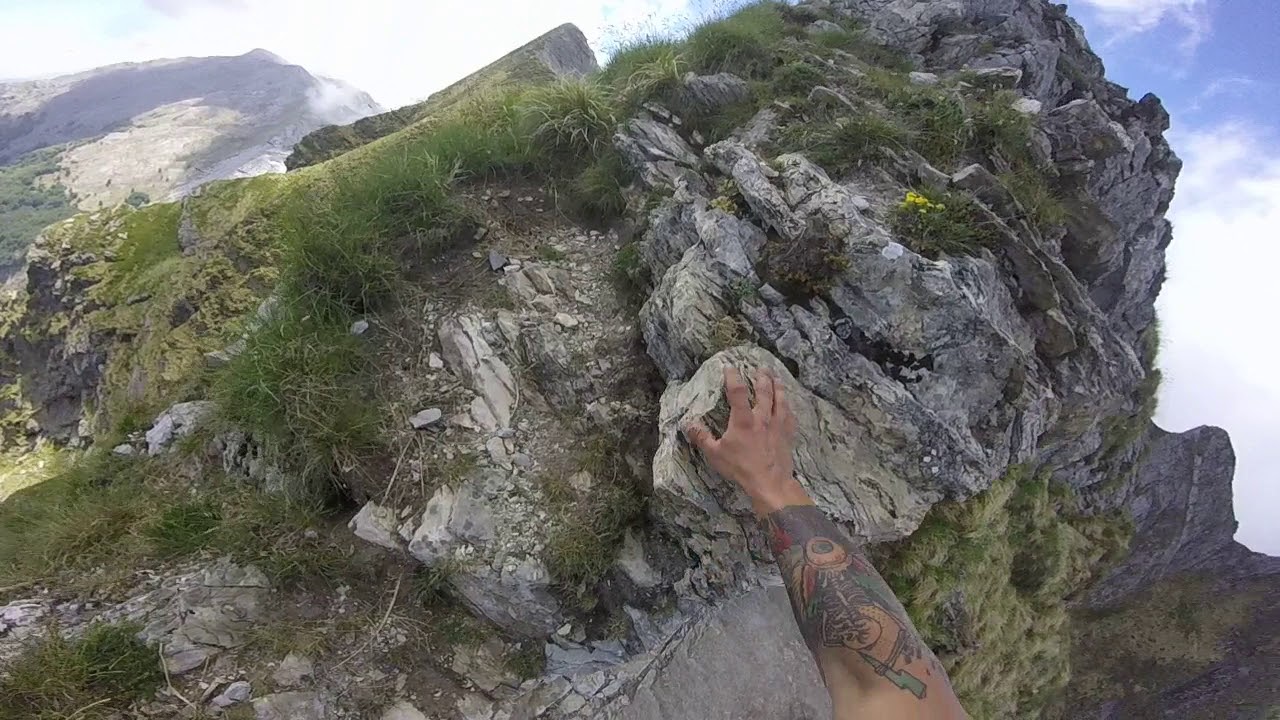 Traversata Monte Contrario- Monte Cavallo. (Alpi Apuane)