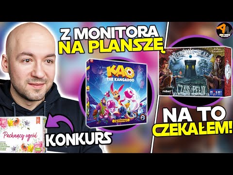 Planszówkowe Newsy #97 (Konkurs, Kangurek Kao, Darkest Doom, Wiedźmia Skała: Czas Pełni...)