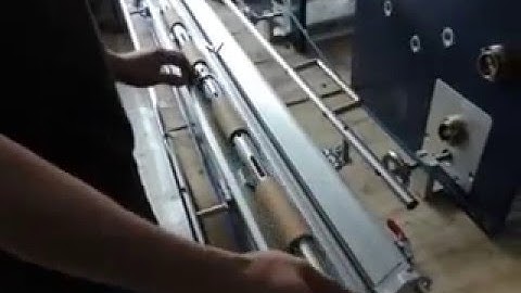 Paper core loading machine for Barcode ribbon slitting machine