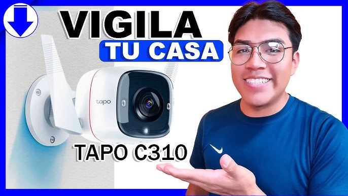 Camara Wi-Fi de seguridad exterior para el hogar TP-Link Tapo C320ws, 2K, Detección de movimiento, Vision Nocturna, IP66, Compatible con Hey  Google y Alexa