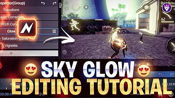 Sky Glow Video Editing Tutorial Free Fire | Node Video | Android
