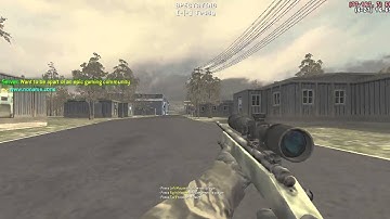 Call of The Duty 4 Killhouse Map Out of The Boundry