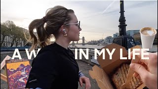 A productive week in my life | London trip, starting running again, and quiet evenings at home