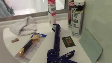 How to remove and replace moldy shower caulk