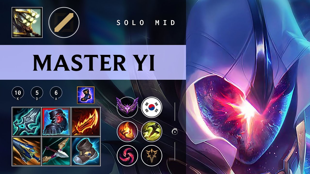 Master Yi Mid vs Galio - KR Master Patch 26.01