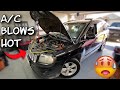 JEEP COMPASS A/C NOT COOLING DURING IDLE / COMPRESSOR CONTROL VALVE