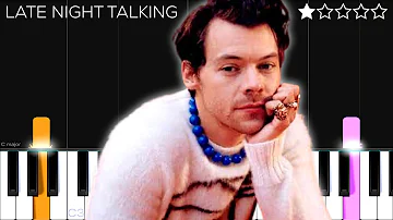Harry Styles - Late Night Talking | EASY Piano Tutorial