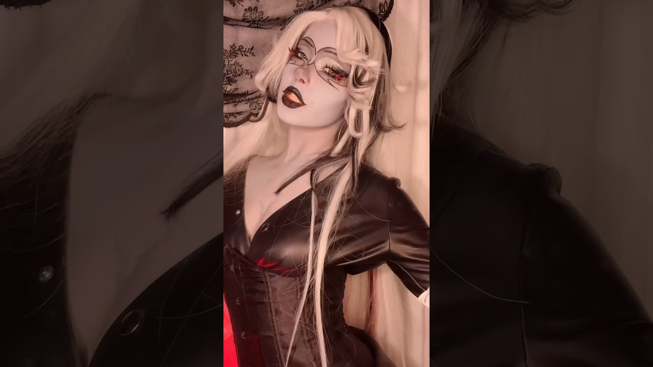 so who’s your fav hazbin hotel character ? #cosplay #cartoon #makeup #hazbinhotel #cosplayer