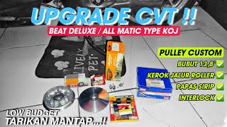 PASANG PULLEY DEPAN CUSTOM‼️ TOP SPEED MENTOK❓BEAT DELUXE | BEAT 2020