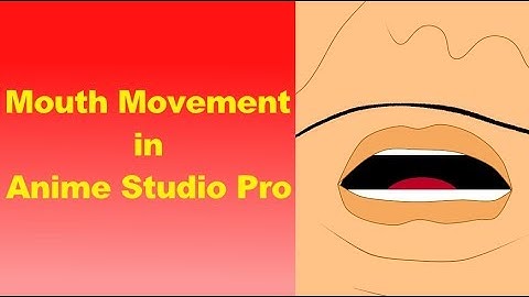 How To Animate Mouth Movement In Anime Studio Pro (Moho)  - Tutorial