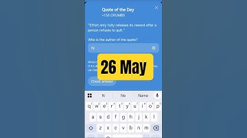 HRUM Quote of the day | Hrum daily Task | daily task 26 May  March Hrum Answer #hrum