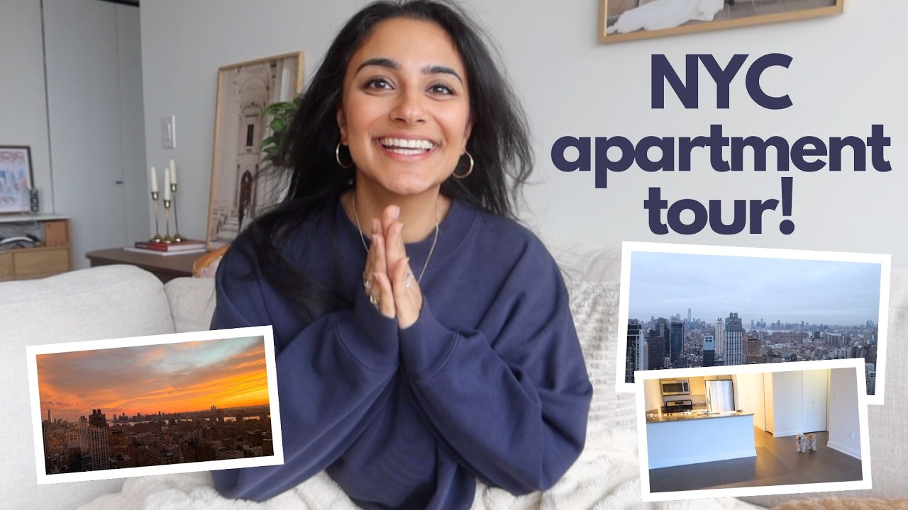 Empty NYC Apartment Tour | Our New Manhattan Apartment | Finding Home in New York Ep 9 🤍