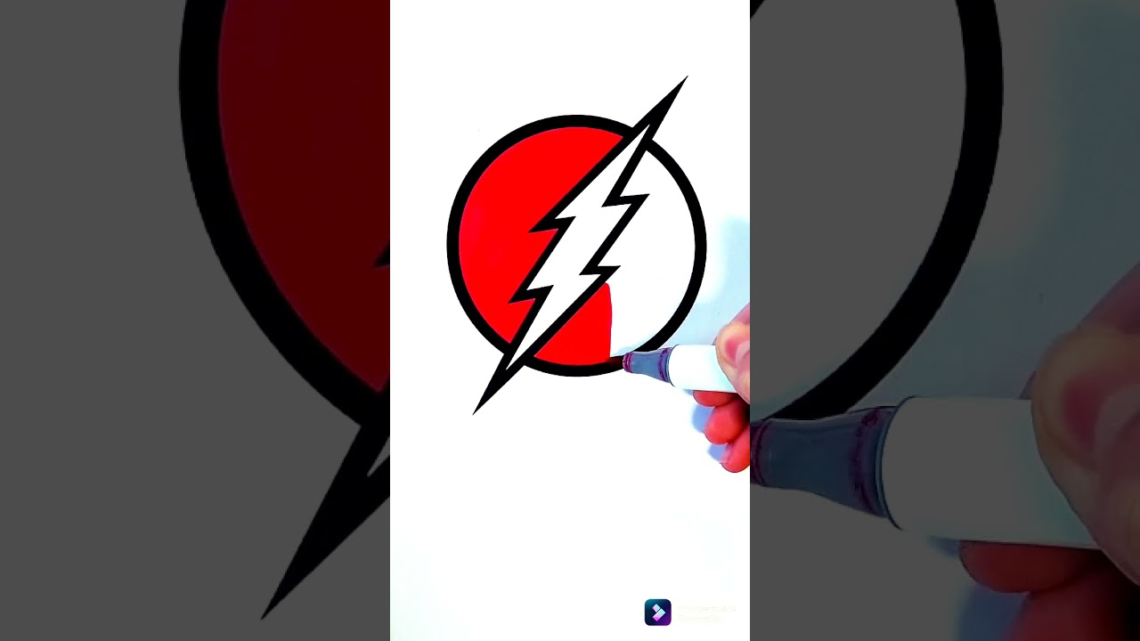 Colouring Flash Logo 