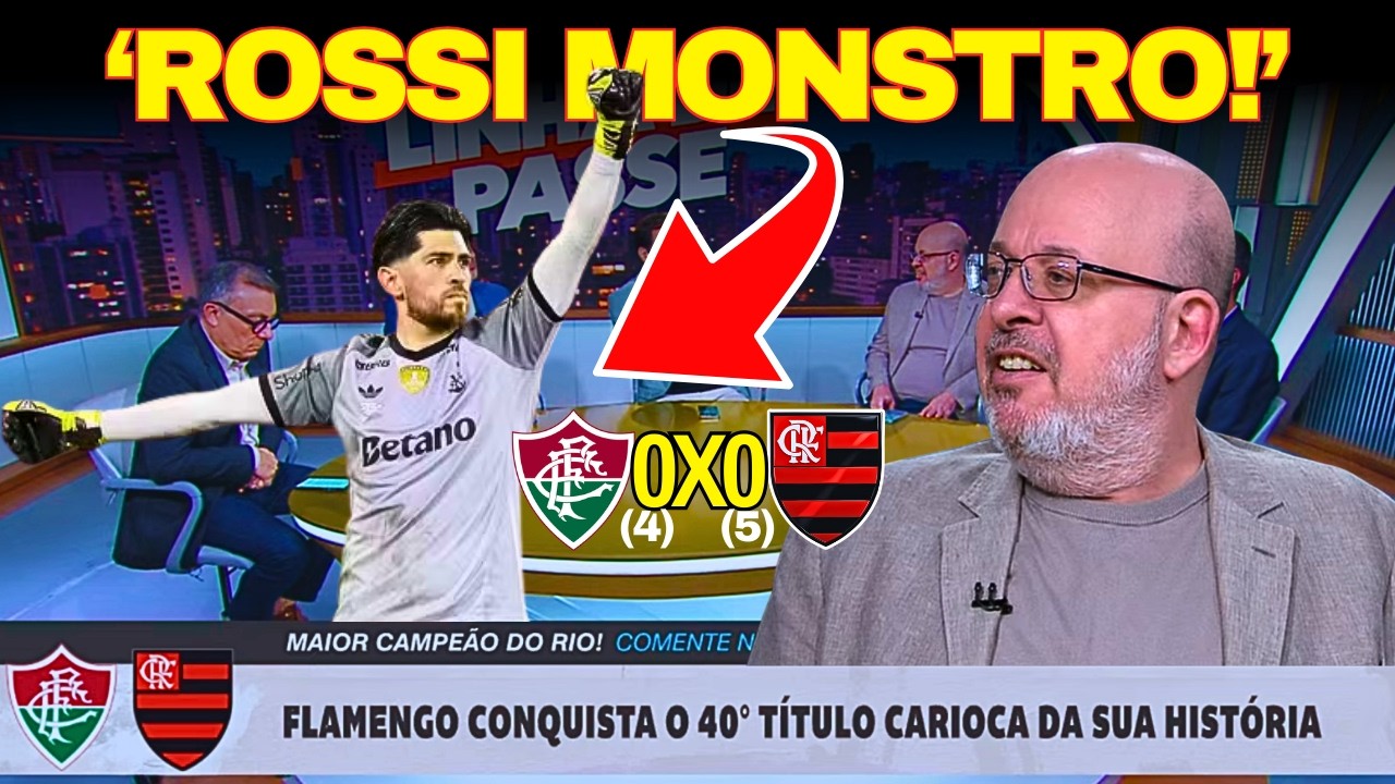 🏆 LINHA DE PASSE: ROSSI DECIDE E FLA LEVANTA O 40º CARIOCA!📈