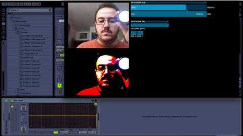 Filter control via light blob tracking in Processing
