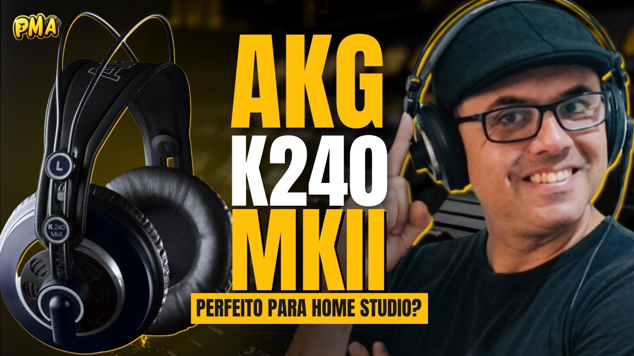 Akram R 240 O MELHOR fone de ouvido para Home Studio? Review AKG K240 MKII - YouTube