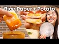 4ingredient rice paper potato dumplings  crispy  cheesy