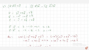 If `a=2i+5j-7k ,\\ b=-3i+4j+k\\ a n d\\ c=i-2j-3k ,\\ ` compute `( vec axx vec b)xx vec c` and `...