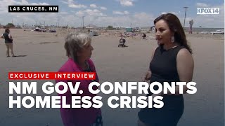 NM Gov confronts Las Cruces homeless crisis face-to-face in exclusive KFOX14 interview