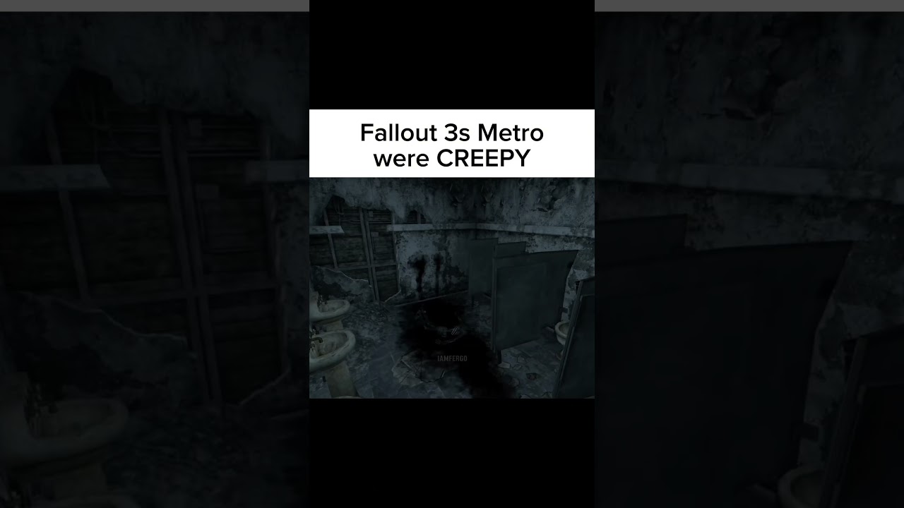 Fallout 3 Metros were CREEPY 