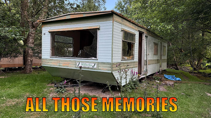 ABANDONED CARAVAN PARK - FROZEN IN TIME FOR DECADES