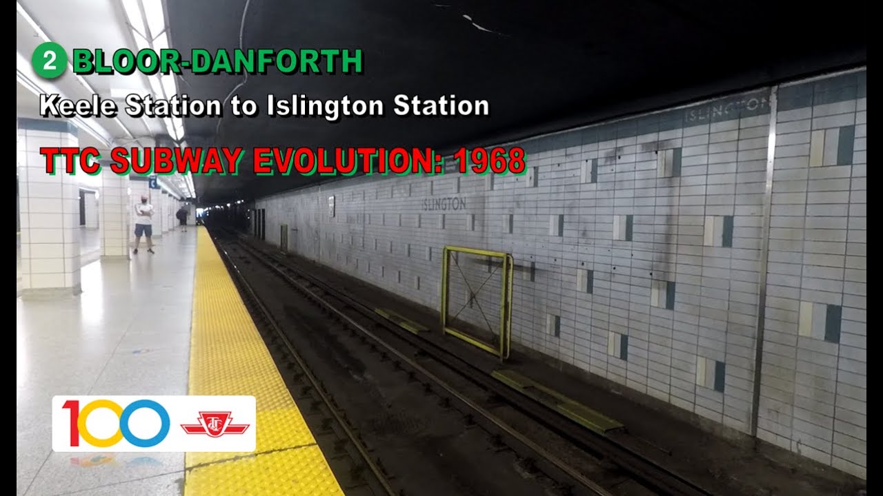 TTC POV Walk Keele Station to Islington Station (TTC Subway Evolution