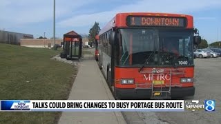 Talks could bring changes to busy Portage bus route
