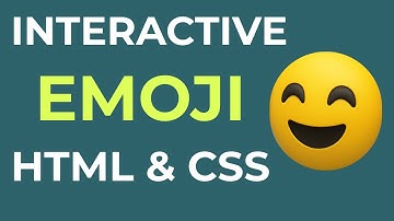 Interactive Emoji Face Using HTML & CSS | Fun Hover Animation Tutorial (Beginner-Friendly)