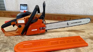 Cold Starting an ECHO CS-400 Chainsaw