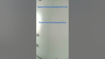 High Speed Paper Straw Pouch Packaging Machine with Counting System. //9818775273.