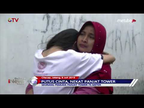 Diduga Depresi Putus Cinta, Pemuda di Cilacap Nekat Panjat Tower untuk Bunuh Diri - BIM 08/07