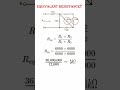How to Find Equivalent Resistance of a Complex Network #electrical #electricalengineering #circuits