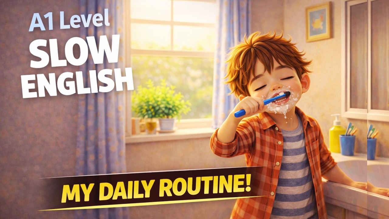 My Daily Routine 🌞 | Learn English Listening Practice for Beginners ...