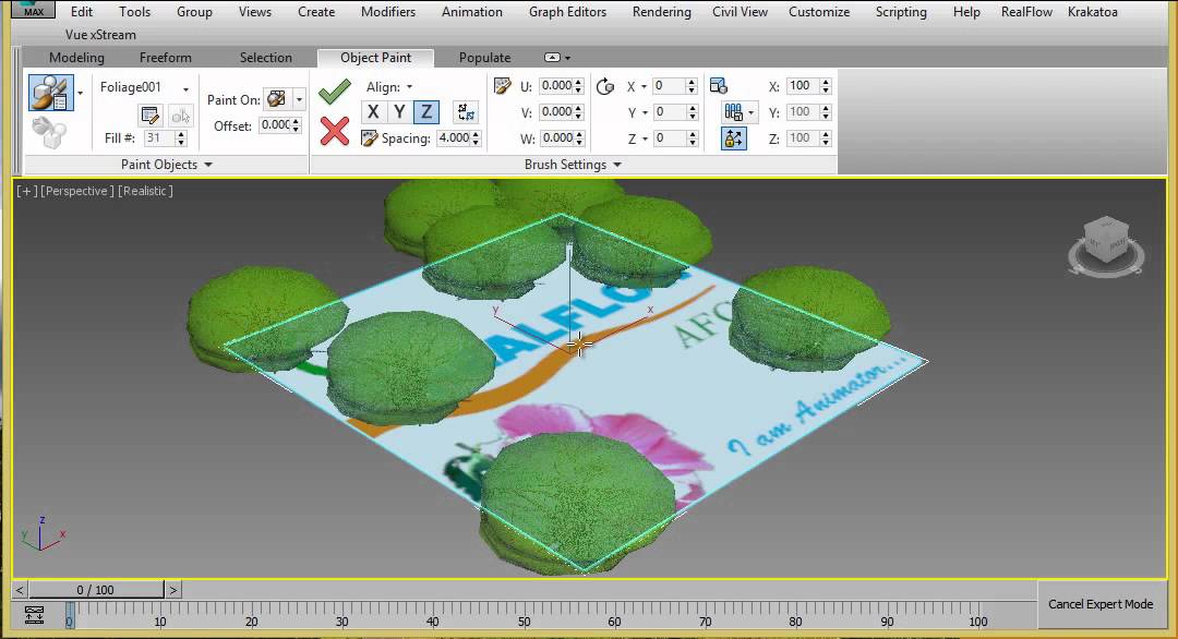 Object Paint New Tools 3dsMax 2016 YouTube