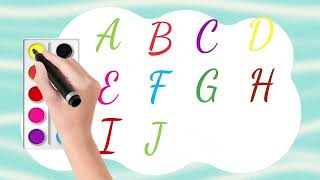 Learn English Alphabets| Alphabets A to Z with colours| A for Apple B for Ball C for Cat|20230616 03