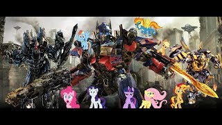 Ponies watch Transformers 3  Final Battle