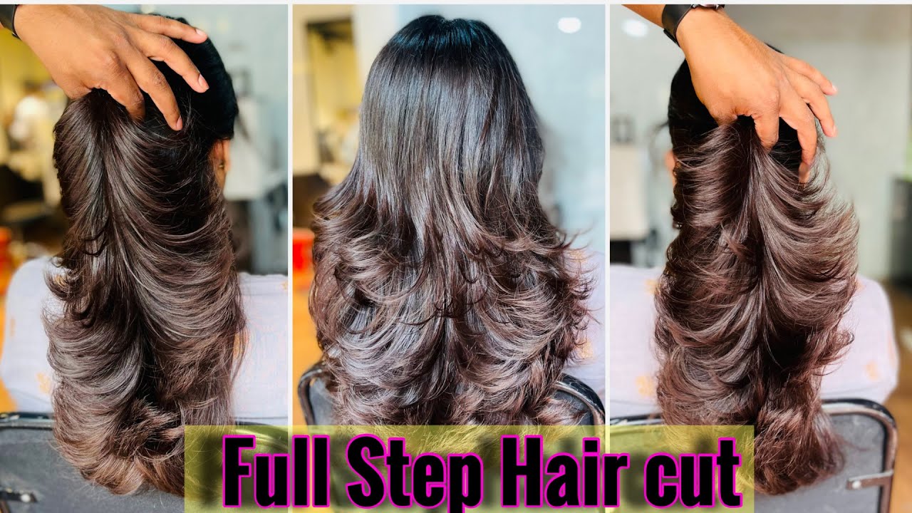 How to: Full Step Hair cut/step by step/easy way/for beginners ...